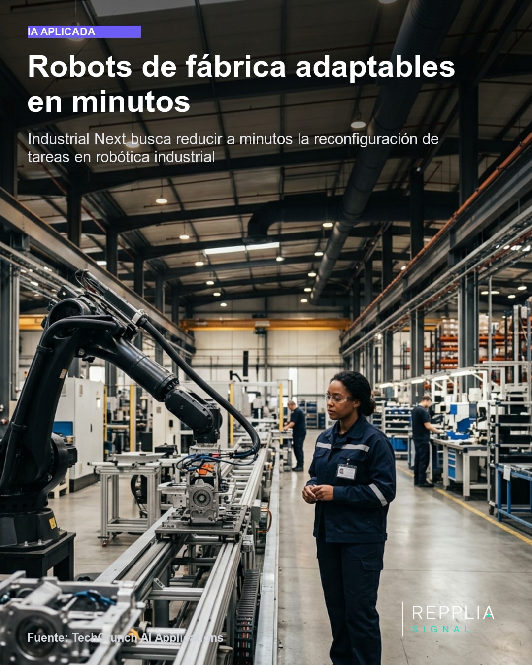 Industrial Next busca robots que cambien de tarea en minutos